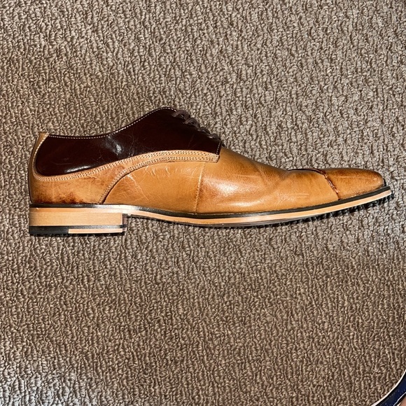 Stacy Adams Brown/Tan Dress Shoes - Picture 5 of 11